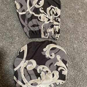 Cover for office chair. Seat back cover 15"X15". Stretches to 16" length.